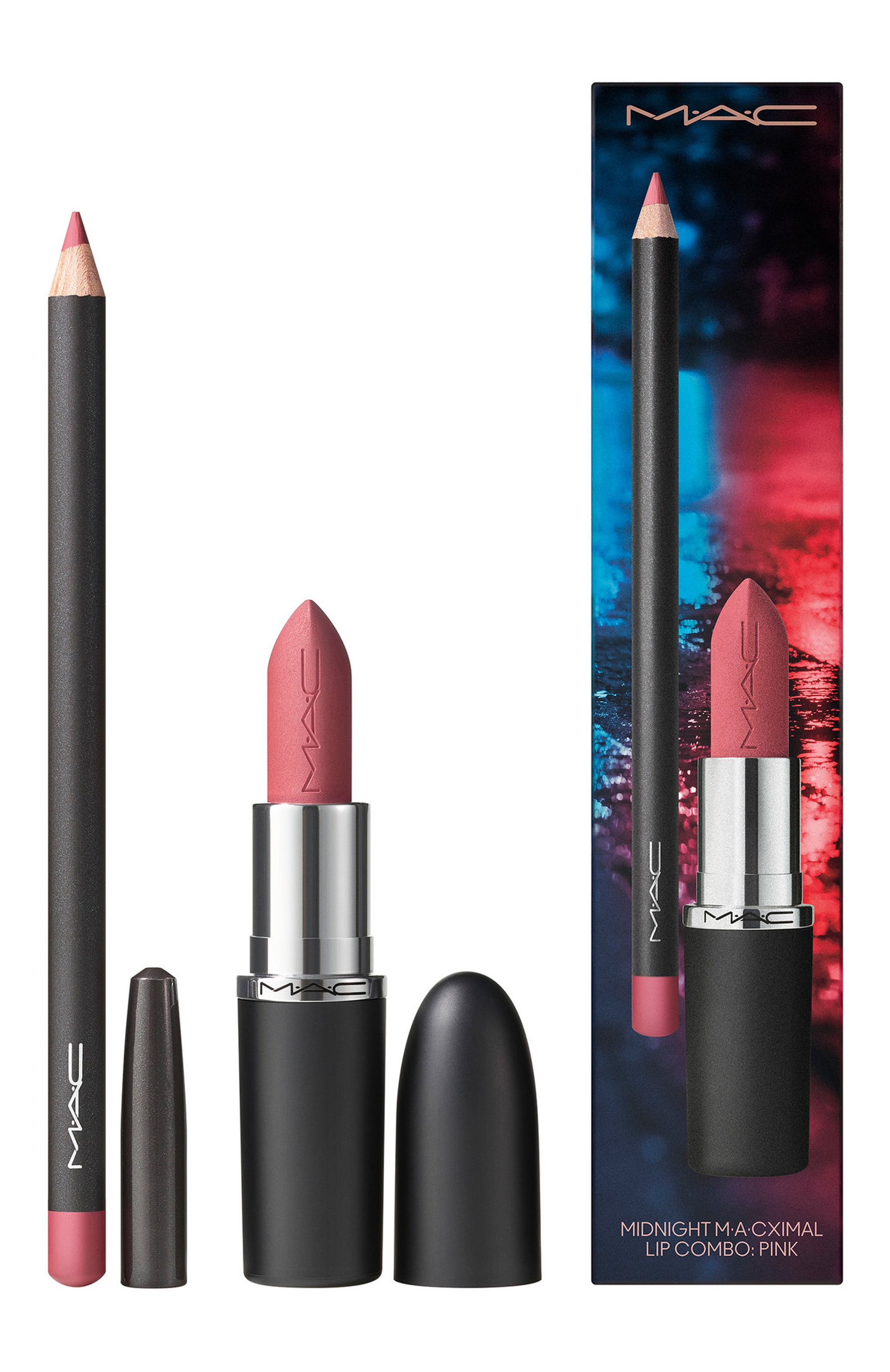 Набор midnight macximal lip combo: pink combination (3,5+1,45g) MAC, арт. S7YZ-01, фото 1