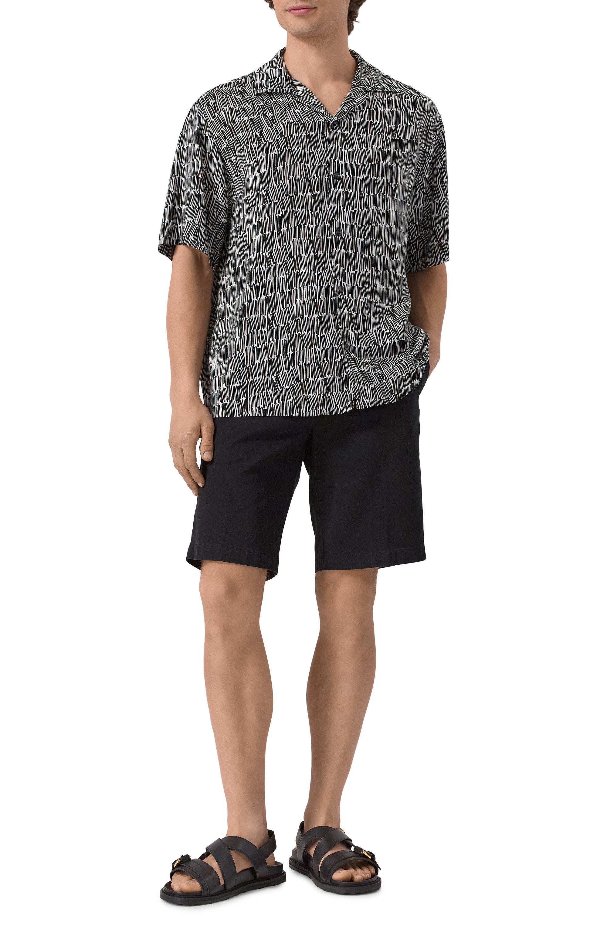 Хлопковые шорты HUGO BLUE, арт. 50510605, фото 2