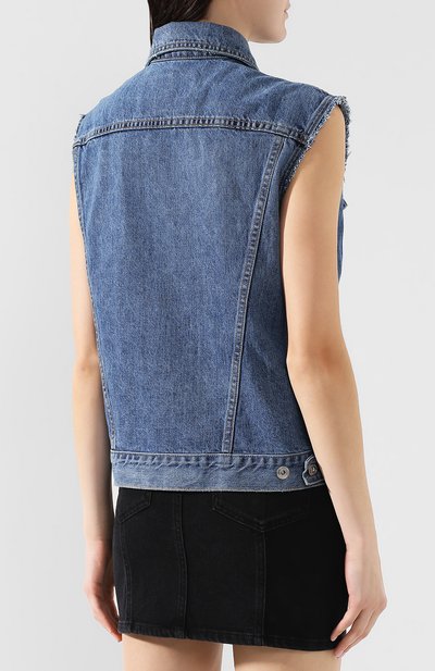 Джинсовый жилет PROENZA SCHOULER, арт. WL1919074-DC028, фото 4