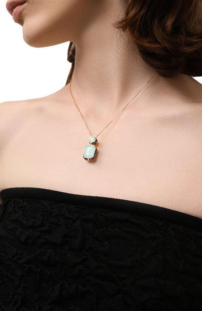 Кулон на цепочке orbita SWAROVSKI золотого цвета по цене 20600 руб., арт. 5619787, фото 3 Кулон на цепочке orbita SWAROVSKI, арт. 5619787, фото 3