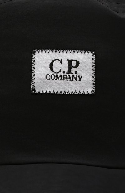 Утепленная бейсболка C.P. COMPANY черного цвета по цене 16750 руб., арт. 11CMAC235A-005991A, фото 4 Утепленная бейсболка C.P. COMPANY, арт. 11CMAC235A-005991A, фото 4