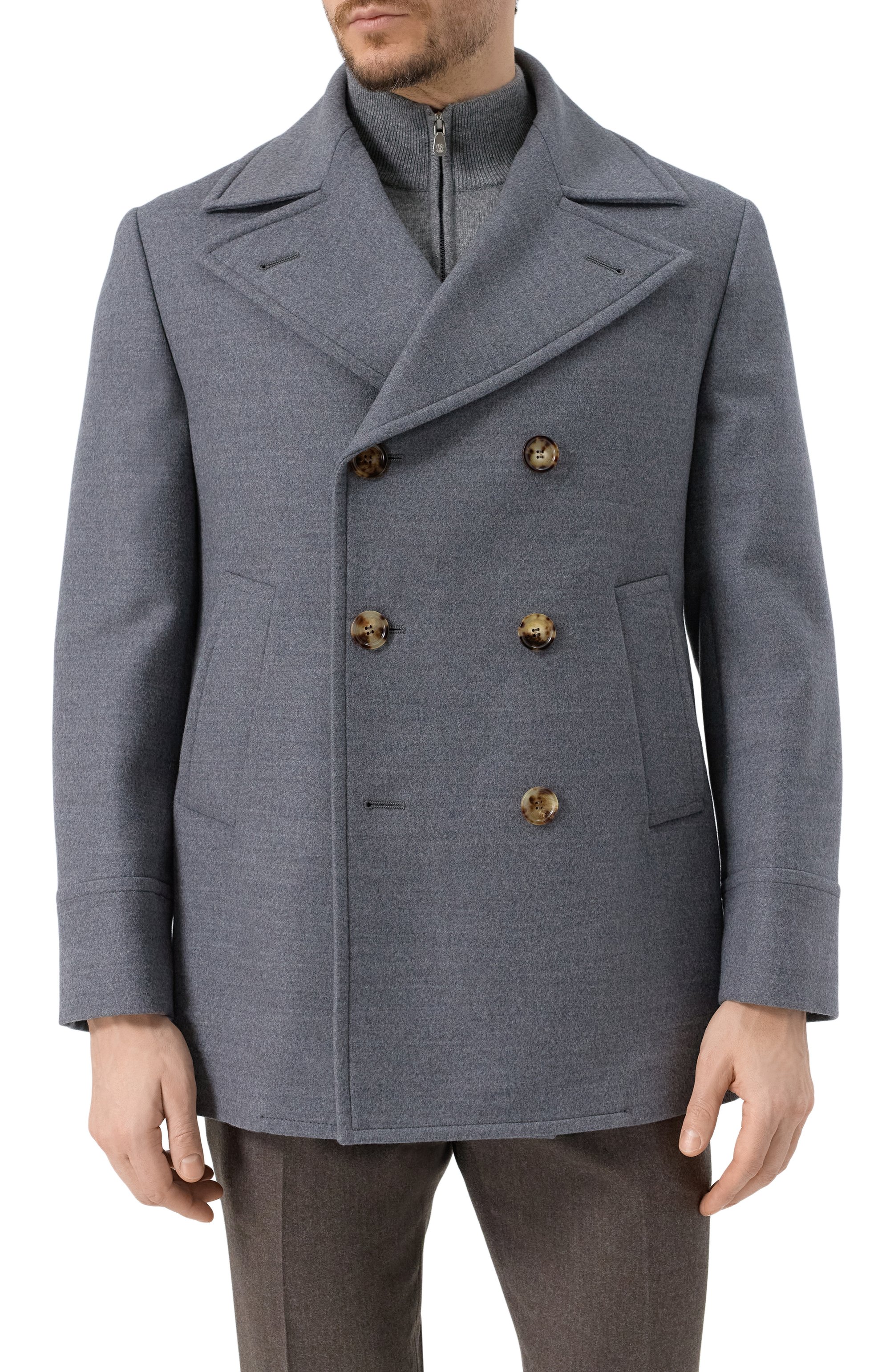 Шерстяной бушлат BRUNELLO CUCINELLI, арт. MY4417026, фото 3