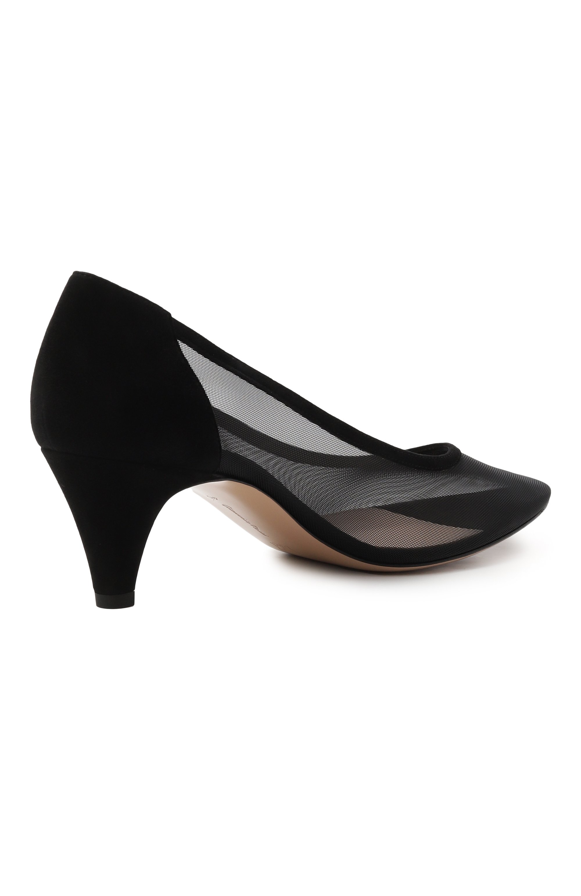 Комбинированные туфли amelia 55 GIANVITO ROSSI, арт. G22302.55RIC.RSCNENE, фото 5