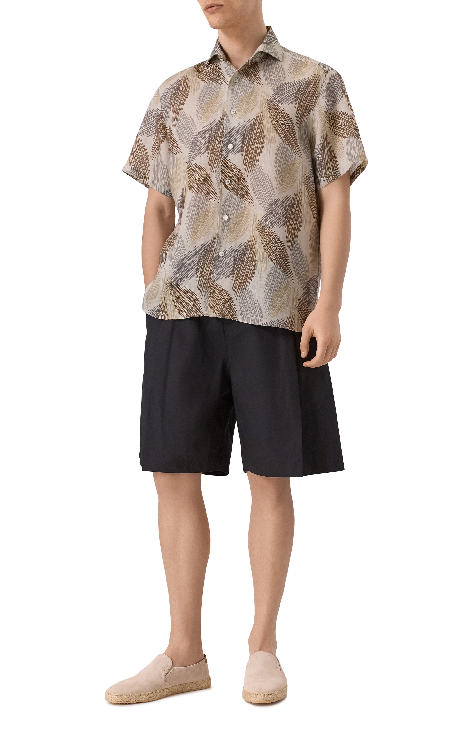 Льняная рубашка CORNELIANI, арт. 25I213-2511920, фото 2