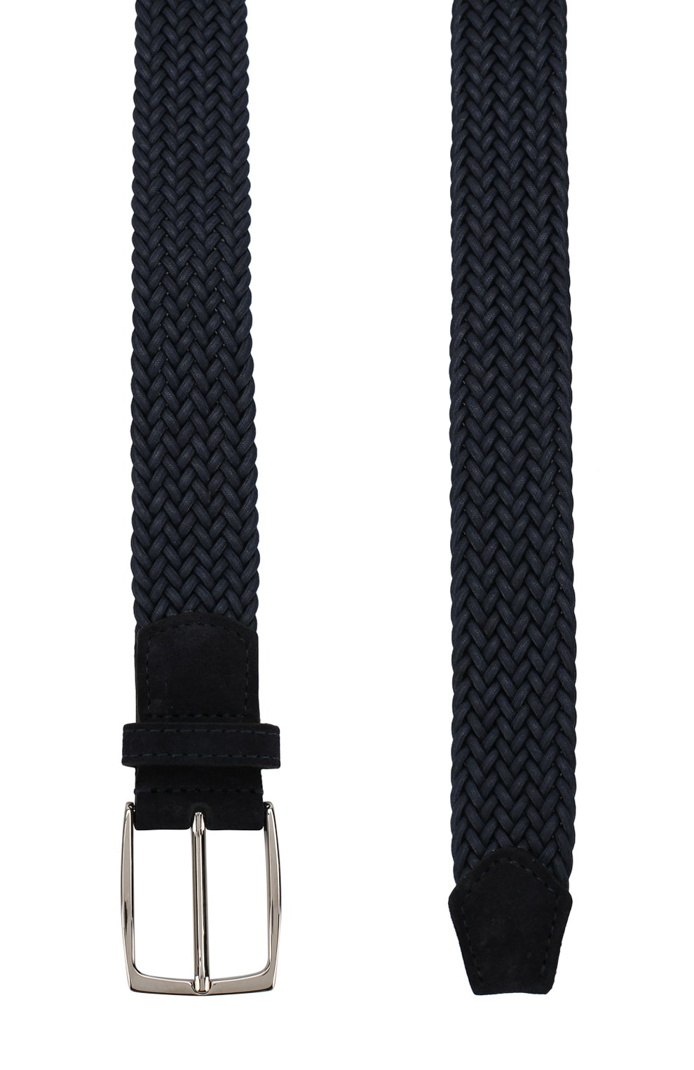 Плетеный текстильный ремень с замшевой отделкой и металлической пряжкой ISAIA, арт. FB0047/PLF41, фото 2