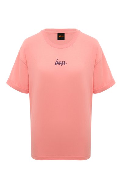 Женская хлопковая футболка BOSS ORANGE, арт. 50519425