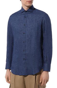 Льняная рубашка BRUNELLO CUCINELLI, арт. MB6500028, фото 1