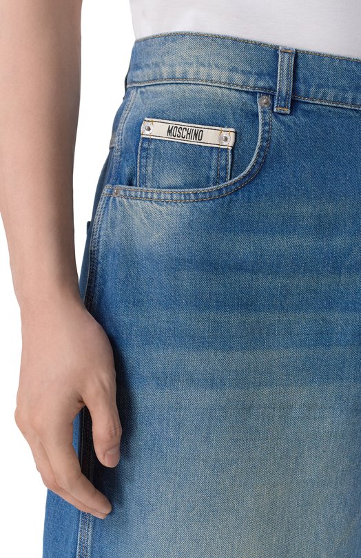 Джинсовые шорты Moschino A0325/0230 Синий  A0325/0230 Фото 5