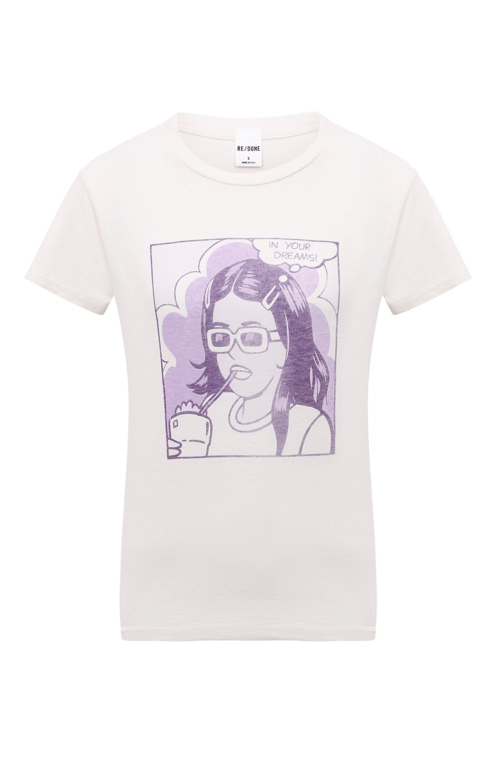 Хлопковая футболка RE/DONE, арт. 024-02WCGT282, фото 1