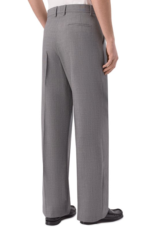 Шерстяные брюки Moschino V0319/0222 Серый  V0319/0222 Фото 4