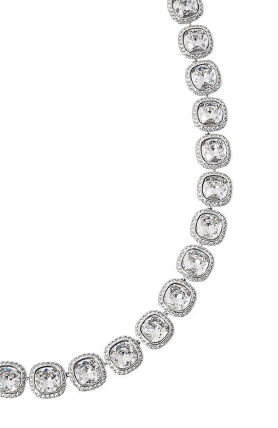 Колье una SWAROVSKI серебряного цвета по цене 46200 руб., арт. 5751326, фото 3 Колье una SWAROVSKI, арт. 5751326, фото 3