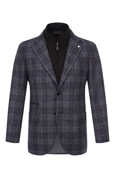 Мужской пиджак из шерсти и кашемира L.B.M. 1911, арт. 2591/52621