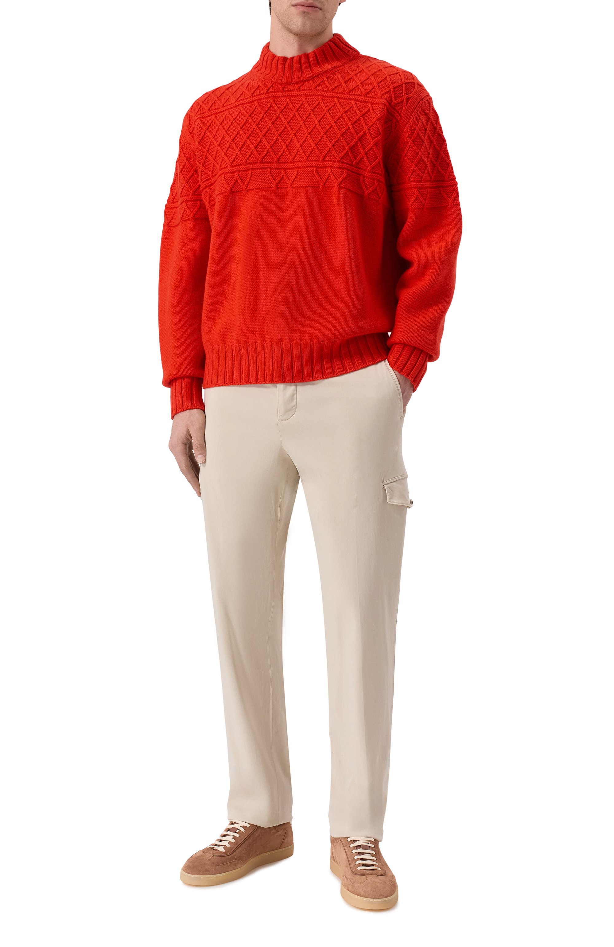 Свитер из шерсти и кашемира KITON, арт. UMM071903, фото 2