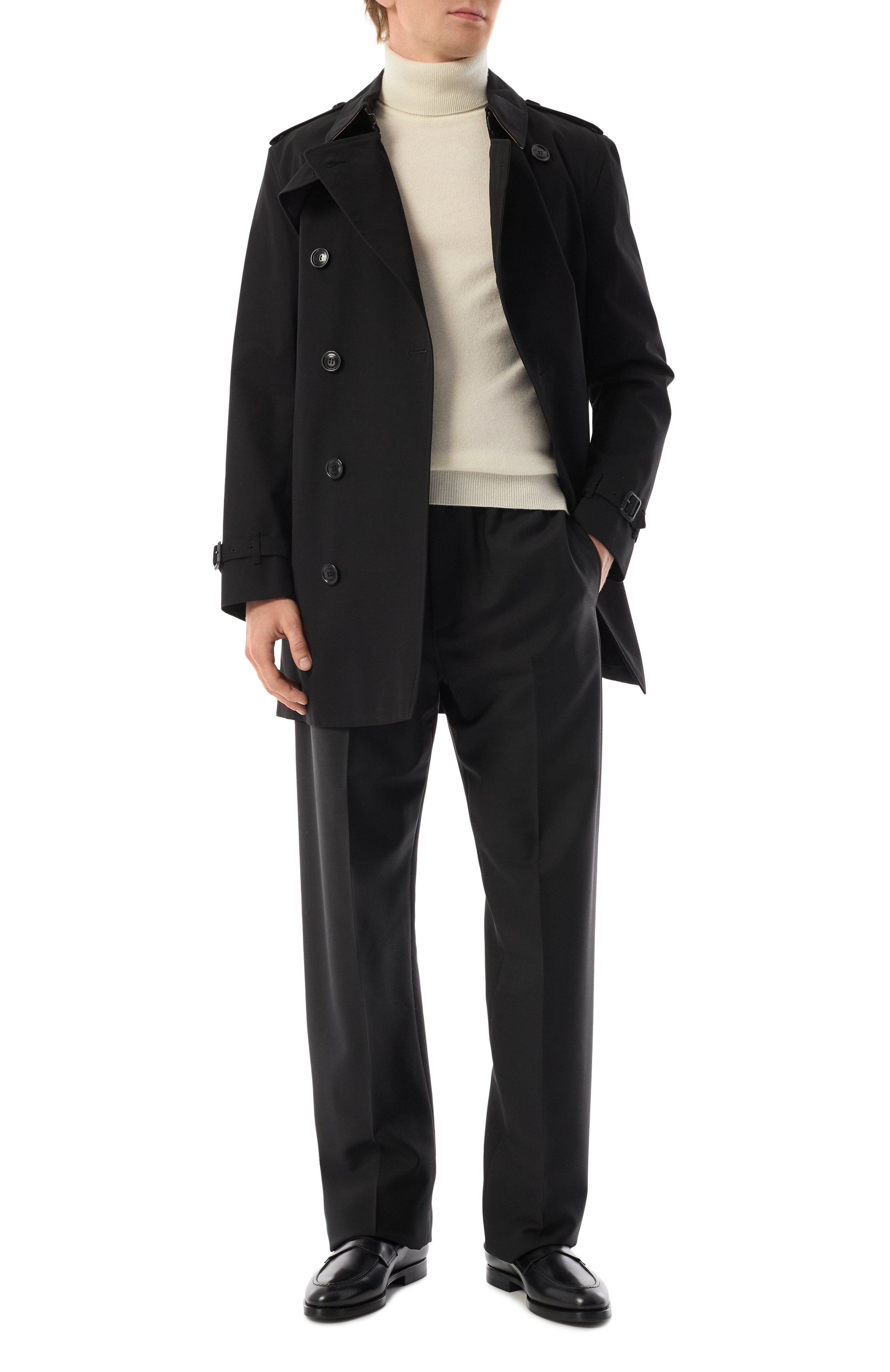 Хлопковый тренч BURBERRY, арт. 8079389, фото 2