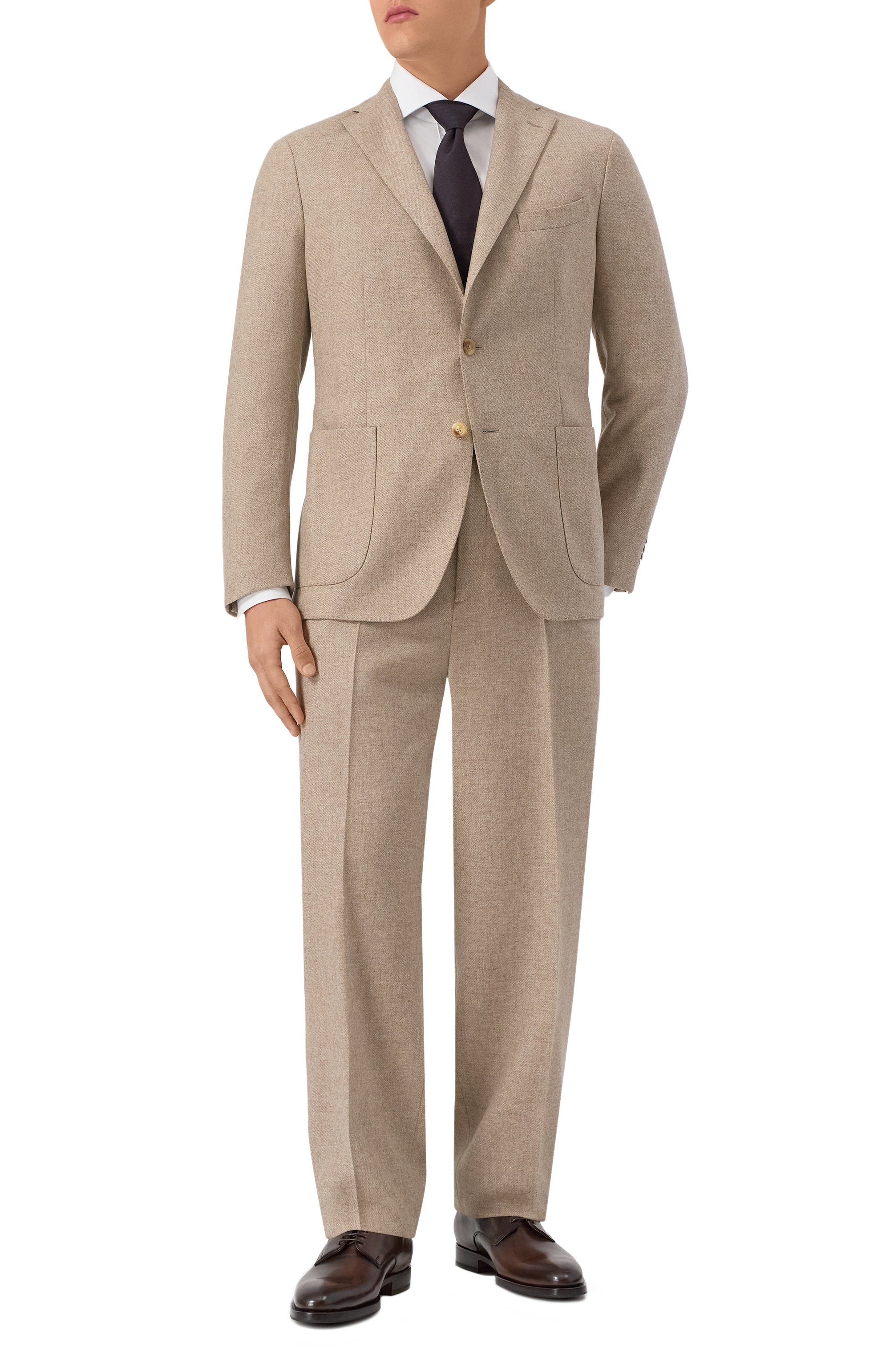 Кожаные дерби KITON коричневого цвета по цене 399500 руб., арт. USSA101N0010107, фото 2 Кожаные дерби KITON, арт. USSA101N0010107, фото 2