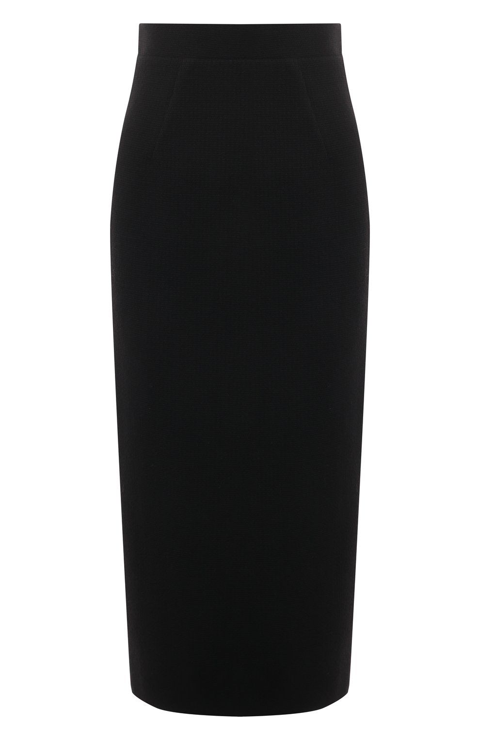 Шерстяная юбка ULYANA SERGEENKO черного цвета по цене 110000 руб., арт. GNM002FW21P2863Т21, фото 1 Шерстяная юбка ULYANA SERGEENKO, арт. GNM002FW21P2863Т21, фото 1