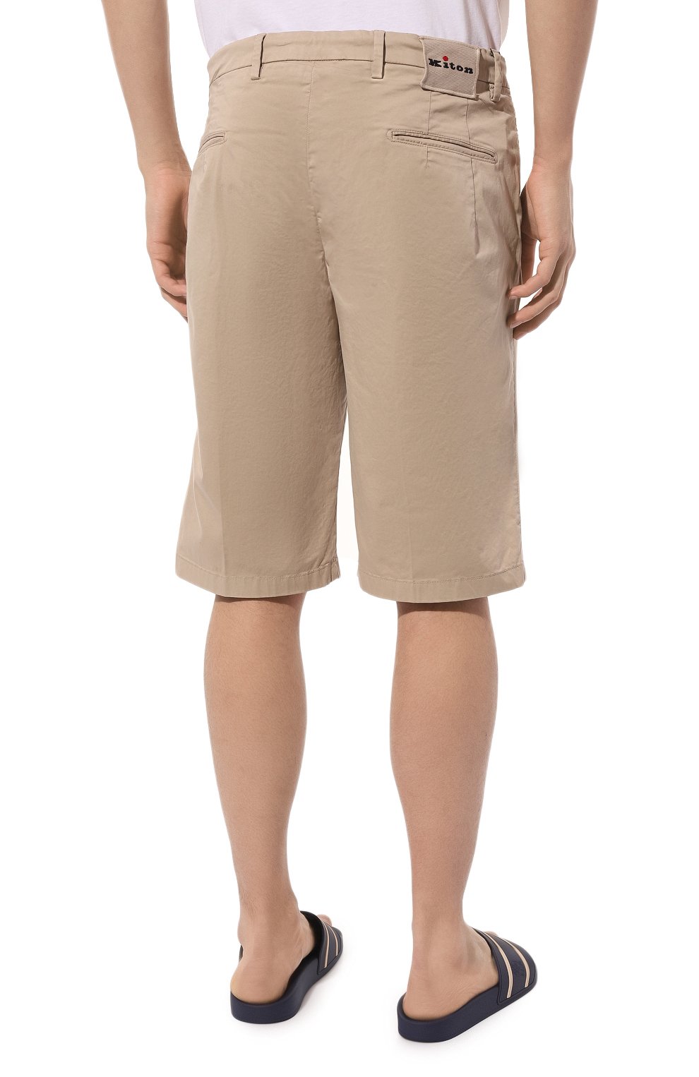 Хлопковые шорты KITON, арт. UFBLACK0600D, фото 4