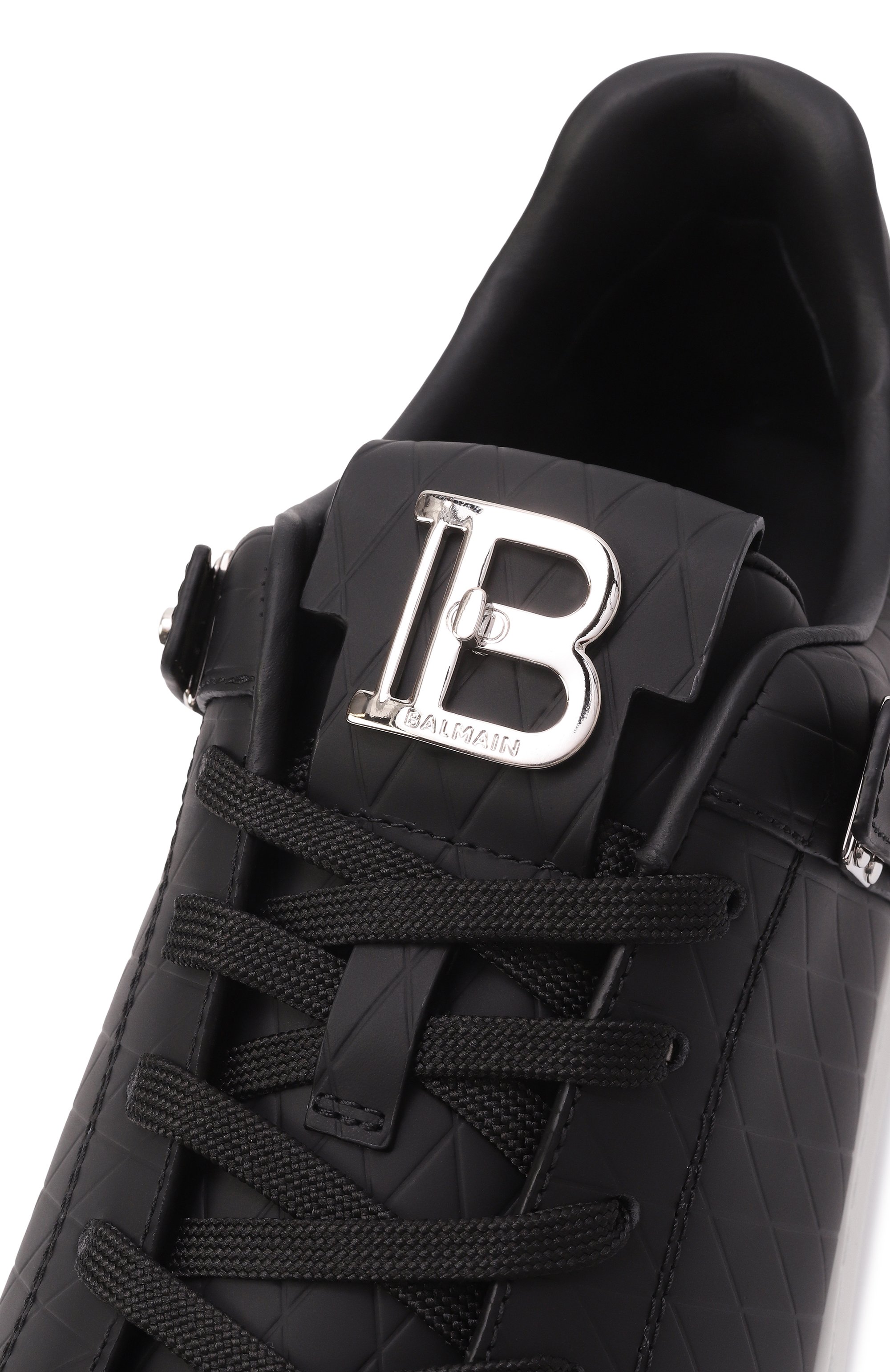 Кожаные кеды b-court b-buzz BALMAIN, арт. EM1VI370/LCGD, фото 7