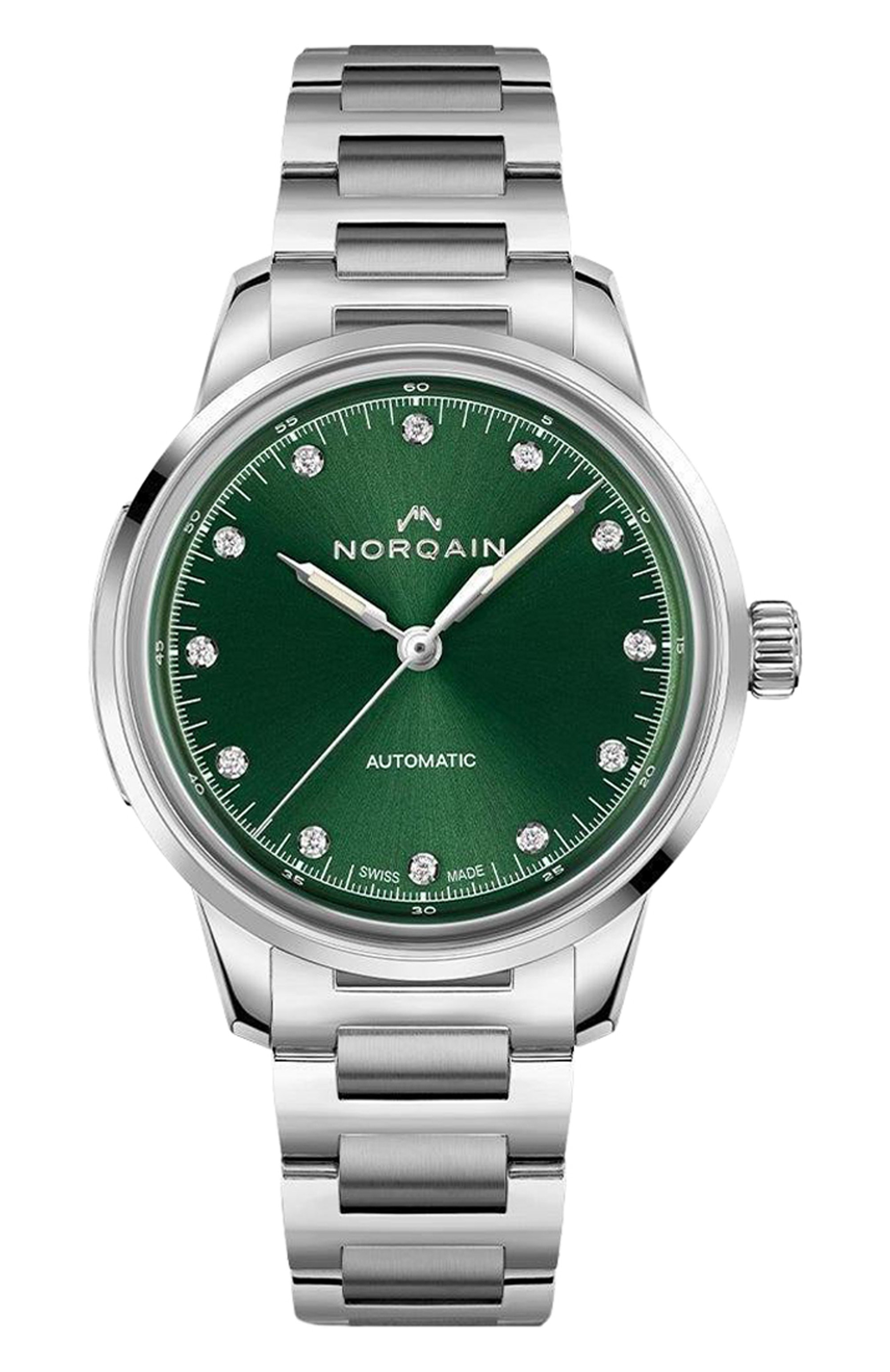 Часы freedom 60 emerald green diamond NORQAIN, арт. N2001SA/E20D/203S, фото 1