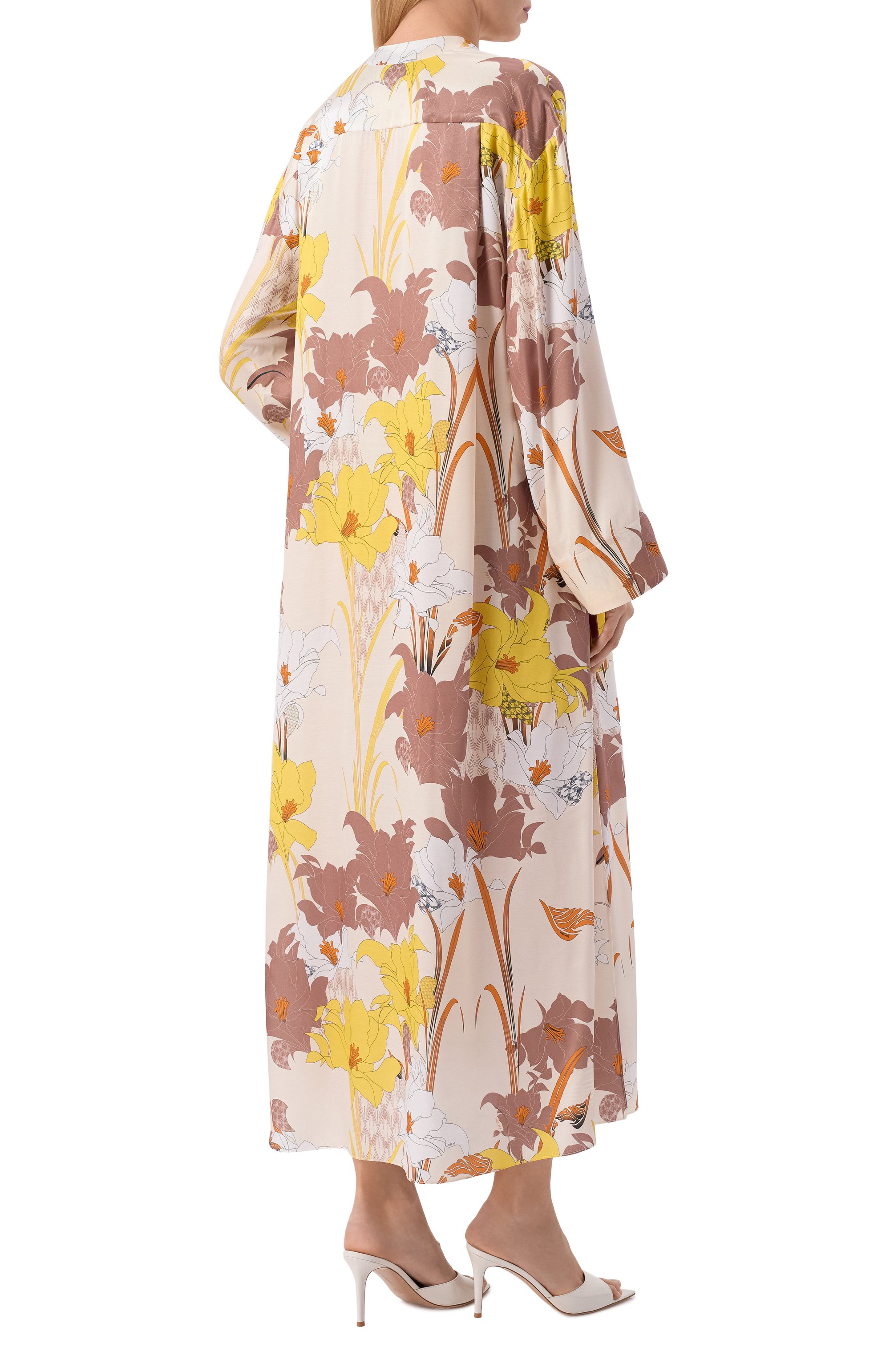 Платье из хлопка и шелка FREEAGE, арт. WS26.DR177M.6001.112, фото 3