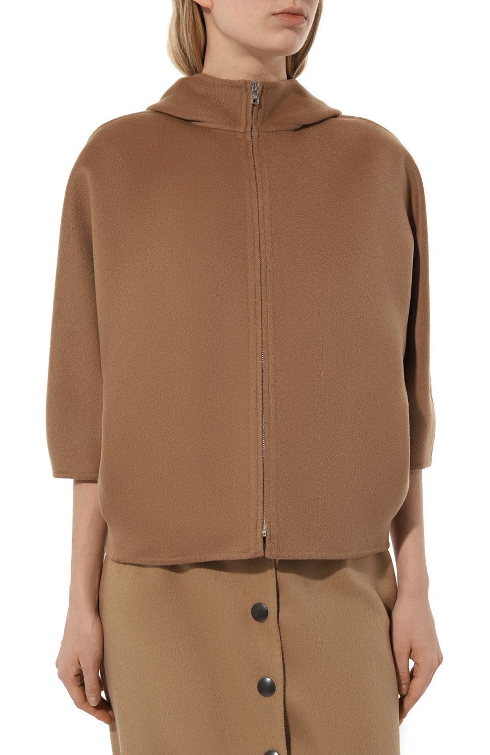 Куртка из кашемира и шерсти PRADA, арт. P579L-1X5A-F0040-202, фото 3