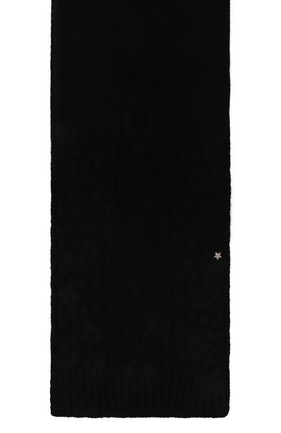 Кашемировый шарф LORENA ANTONIAZZI черного цвета по цене 58600 руб., арт. I24253SP49A/9999, фото 4 Кашемировый шарф LORENA ANTONIAZZI, арт. I24253SP49A/9999, фото 4