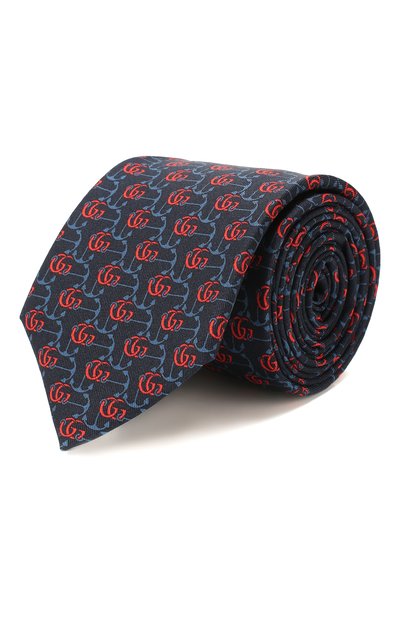 Мужской шелковый галстук GUCCI, арт. 597234/4E001