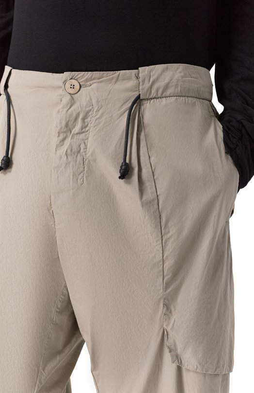 Хлопковые брюки-карго Transit CFUTRCB115 Зелёный  CFUTRCB115 Фото 5