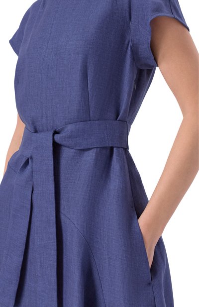 Льняное платье WEEKEND MAX MARA, арт. WKDES0RDI0, фото 4