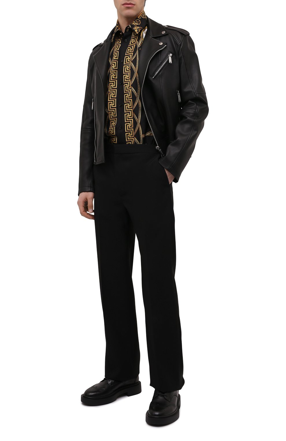 Шелковая рубашка VERSACE, арт. 1003941/1A03043, фото 2