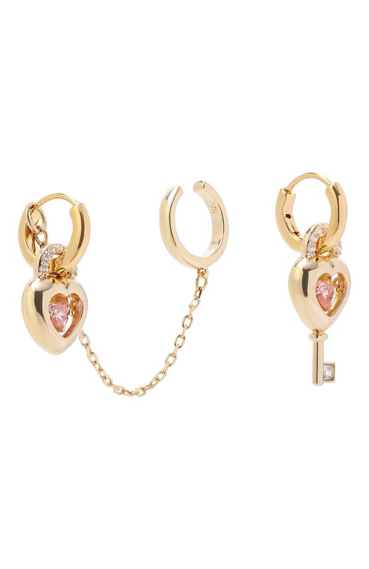 Серьги Idyllia Swarovski 5737294 Золотой  5737294 Фото 3