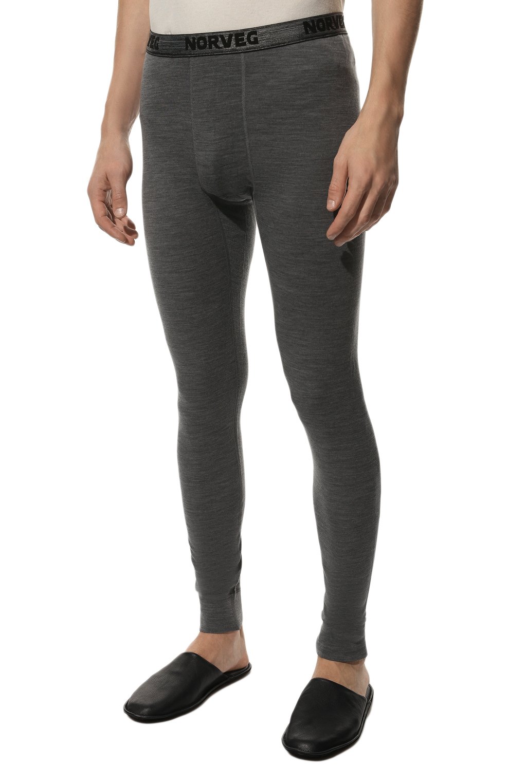 Шерстяные кальсоны NORVEG темно-серого цвета по цене 7000 руб., арт. 15SMP003RU-014, фото 3 Шерстяные кальсоны NORVEG, арт. 15SMP003RU-014, фото 3