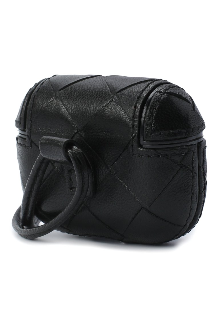 Чехол для airpods pro BOTTEGA VENETA черного цвета, арт. 630309/VCPP0 | Фото 2 (Женское Кросс-КТ: Кожа AirPods; Региональные ограничения белый список (Axapta Mercury): RU, Не проставлено; Нос: Не проставлено)
