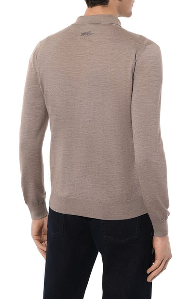 Поло из шерсти и шелка ZILLI, арт. KZP001M0230VH0000, фото 4