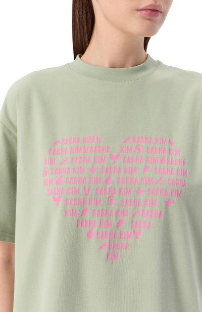 Хлопковая футболка SASHA KIM, арт. SK-00000612, фото 5