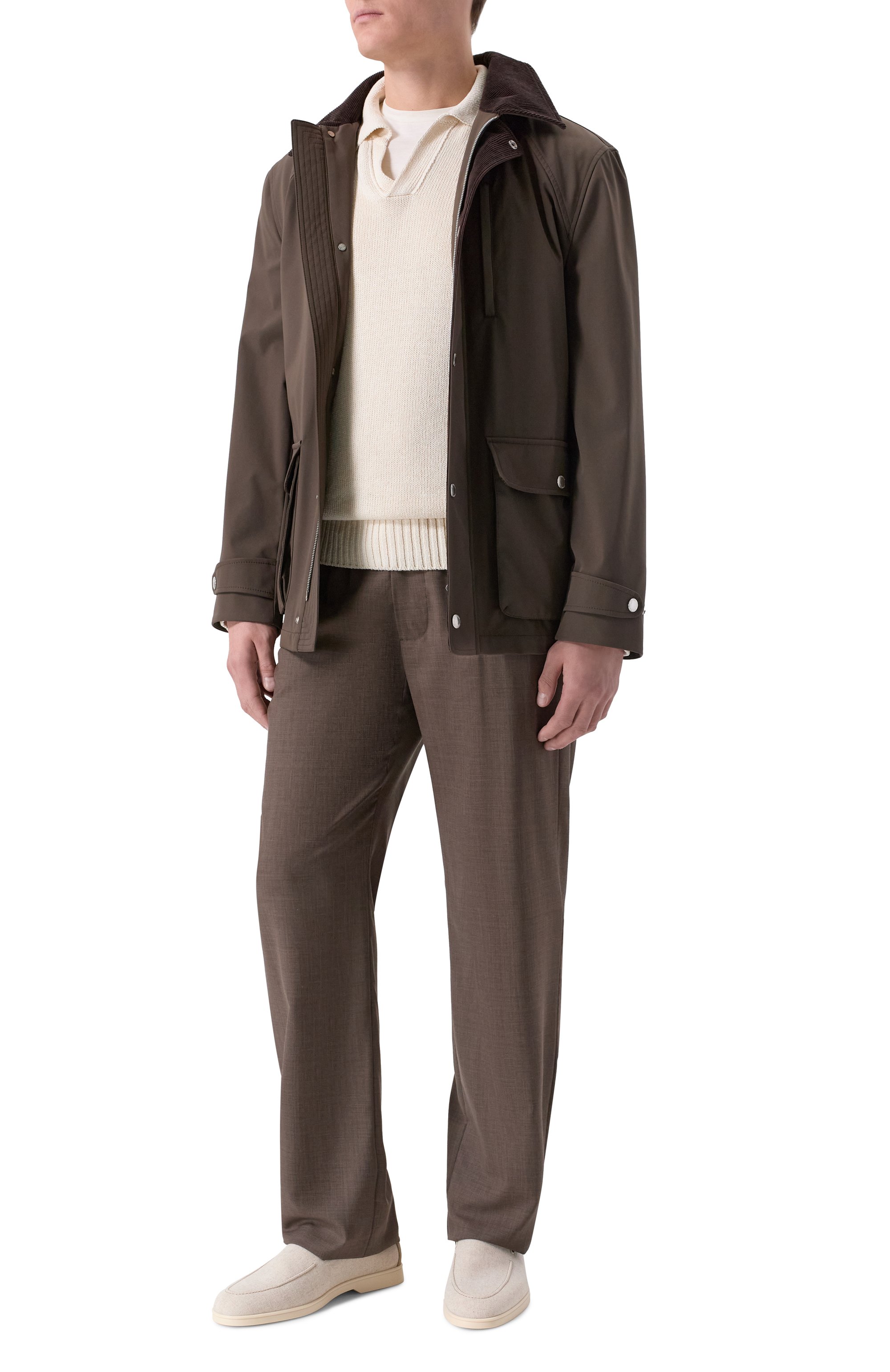 Текстильные лоферы DOUCAL'S, арт. DU3413NWMAPY824G, фото 2