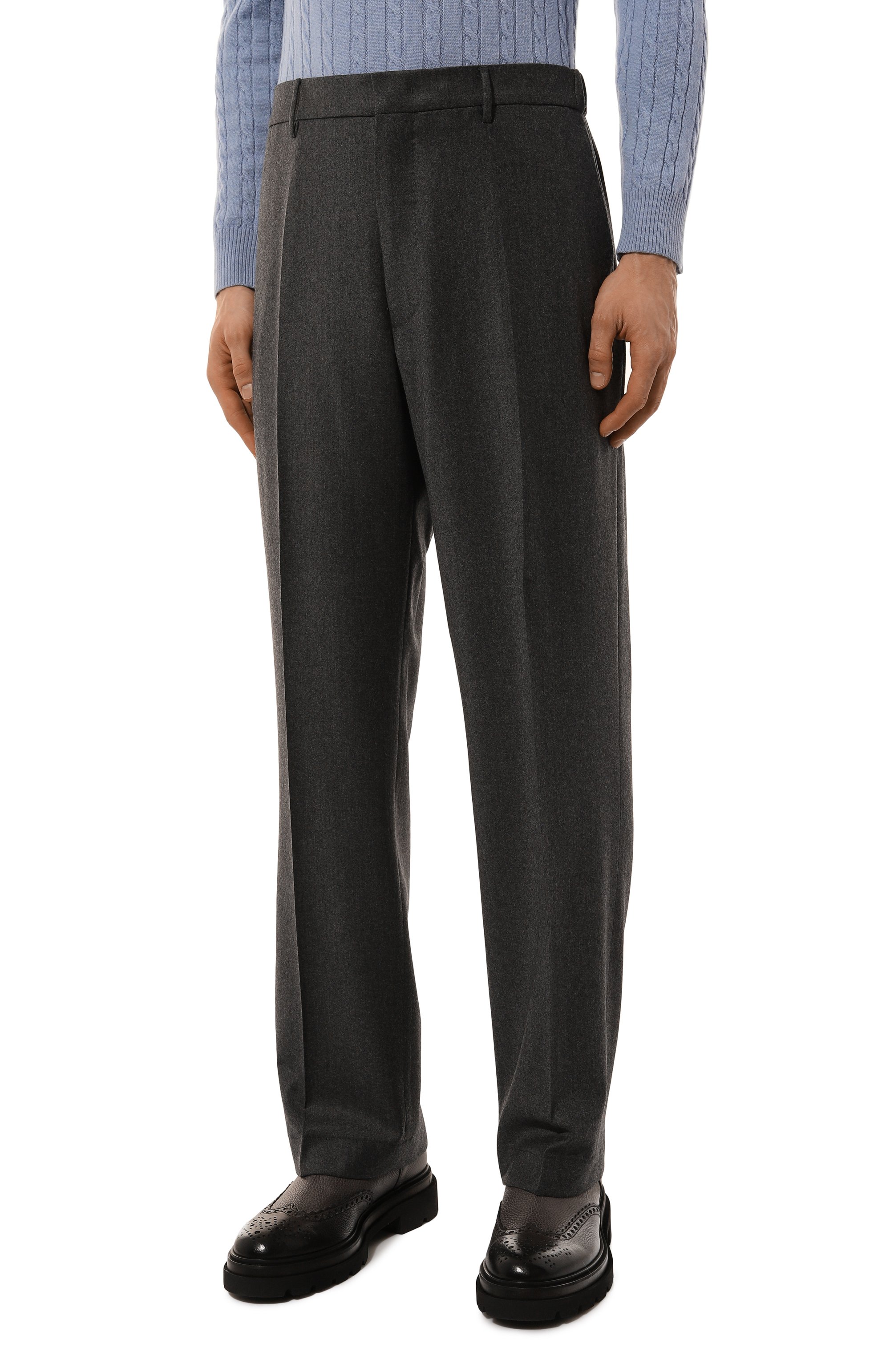 Брюки из шерсти и кашемира ANDREA CAMPAGNA, арт. LUCAN0 ELAX/ZG1200, фото 3