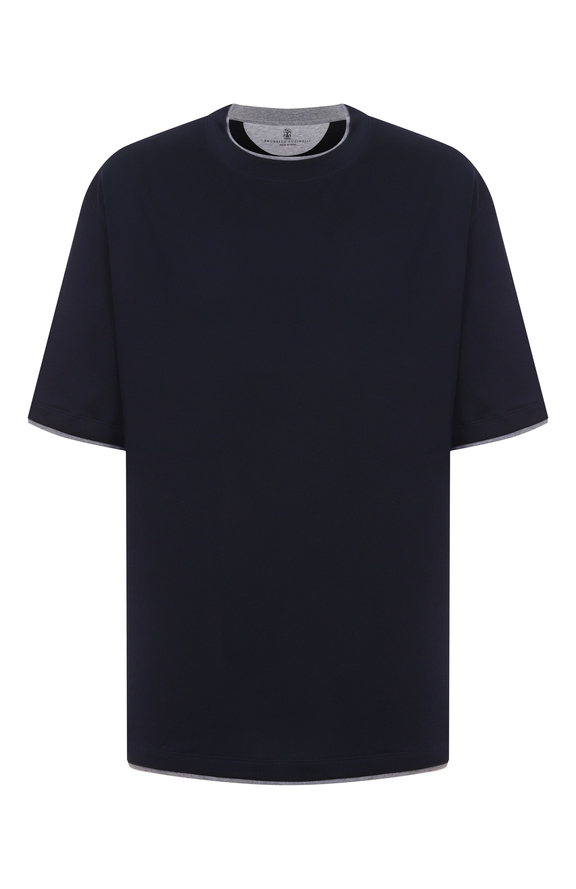 Хлопковая футболка BRUNELLO CUCINELLI, арт. M0B137427W, фото 1