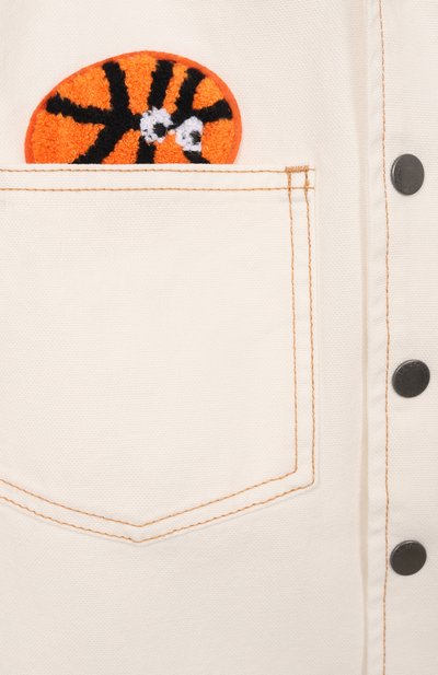 Джинсовая куртка STELLA MCCARTNEY кремового цвета по цене 23600 руб., арт. TY2P47, фото 3 Джинсовая куртка STELLA MCCARTNEY, арт. TY2P47, фото 3