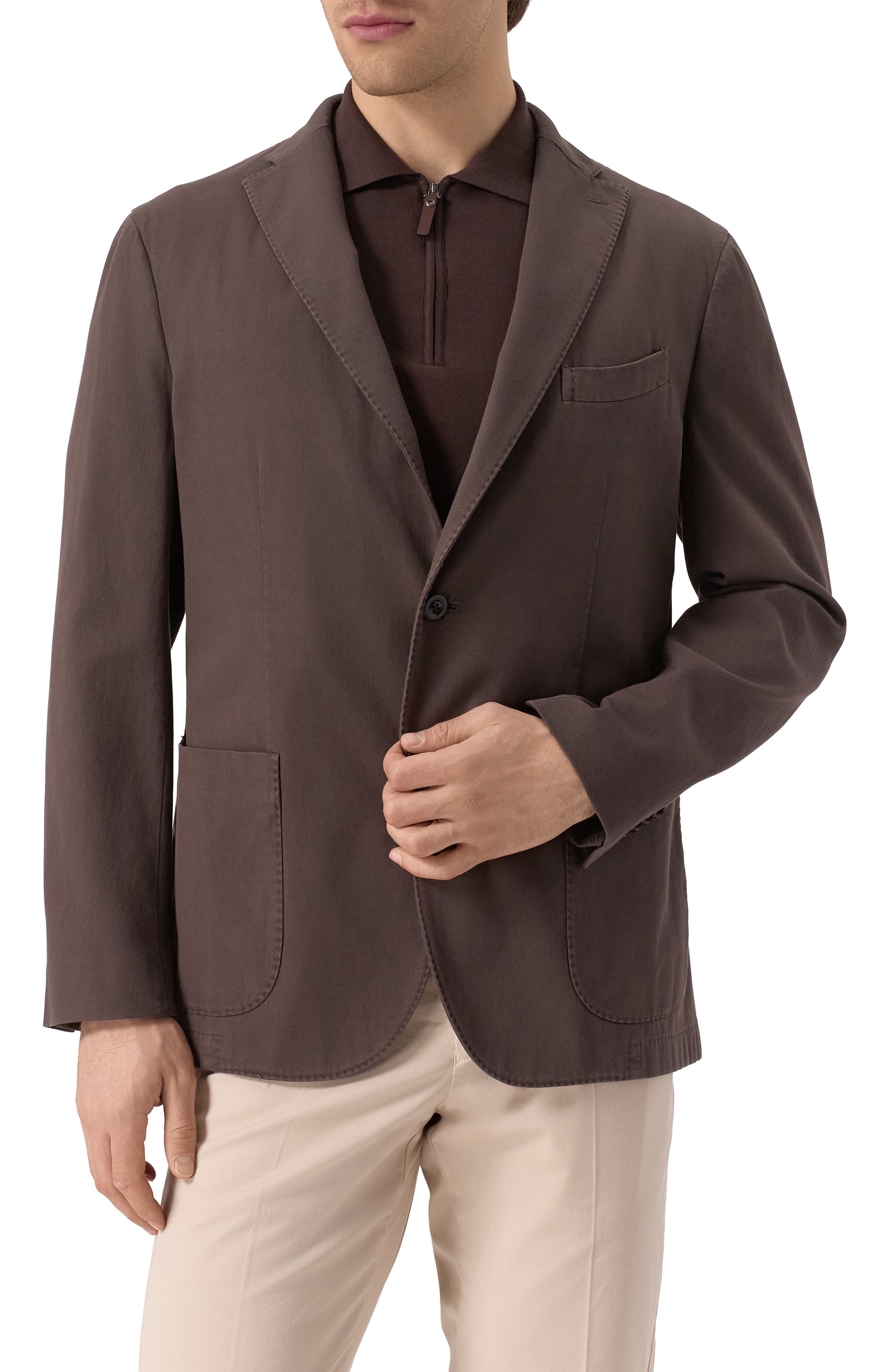 Хлопковый пиджак BOGLIOLI, арт. N1302Q/SA0420, фото 5