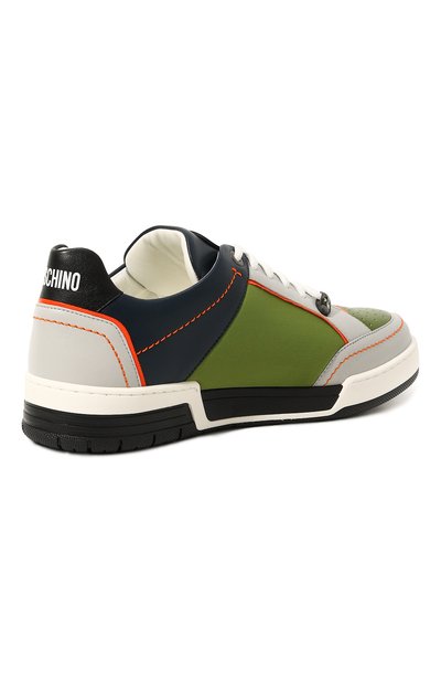 Комбинированные кеды MOSCHINO, арт. MB15614G1H/GNA, фото 5