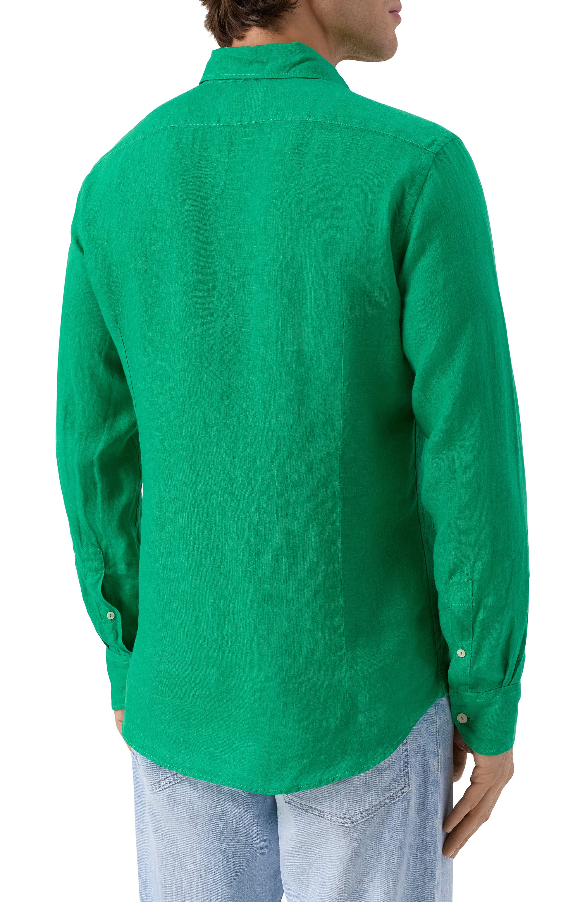 Льняная рубашка MC2 SAINT BARTH, арт. STBM PAMPL0NA/02003H, фото 4