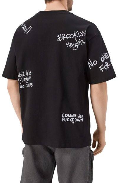 Хлопковая футболка COMME DES FUCKDOWN, арт. CFABM01552, фото 4