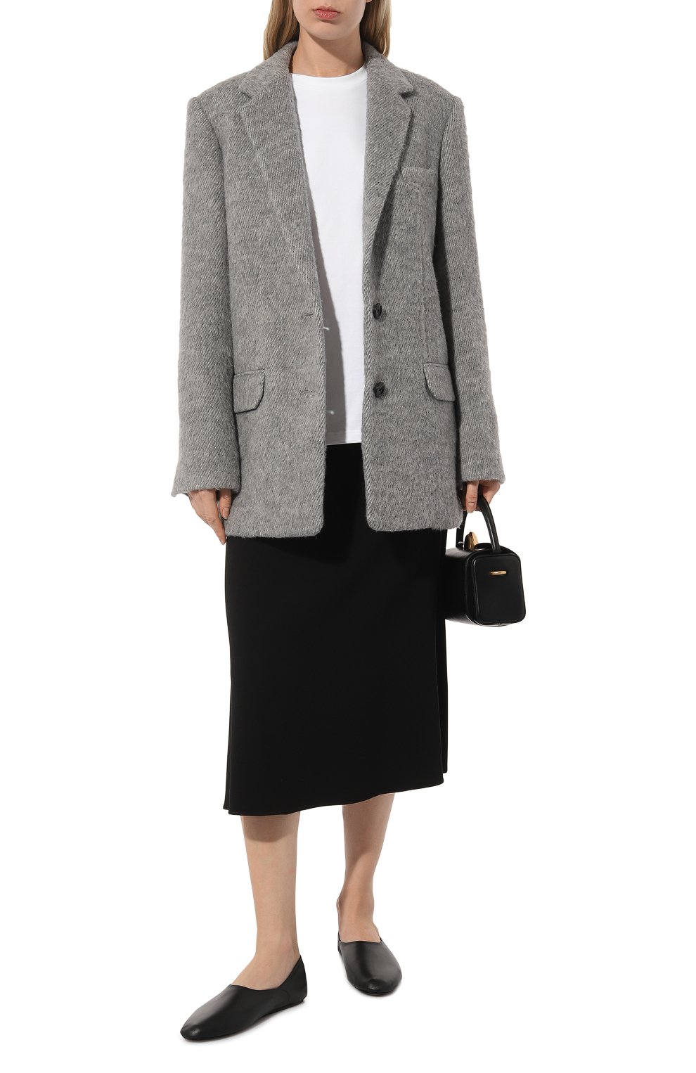 Кожаные балетки JIL SANDER, арт. J44WZ0004/P5810, фото 2