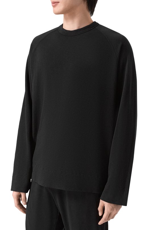 Хлопковый свитшот James Perse MXA3278 Чёрный  MXA3278 Фото 3