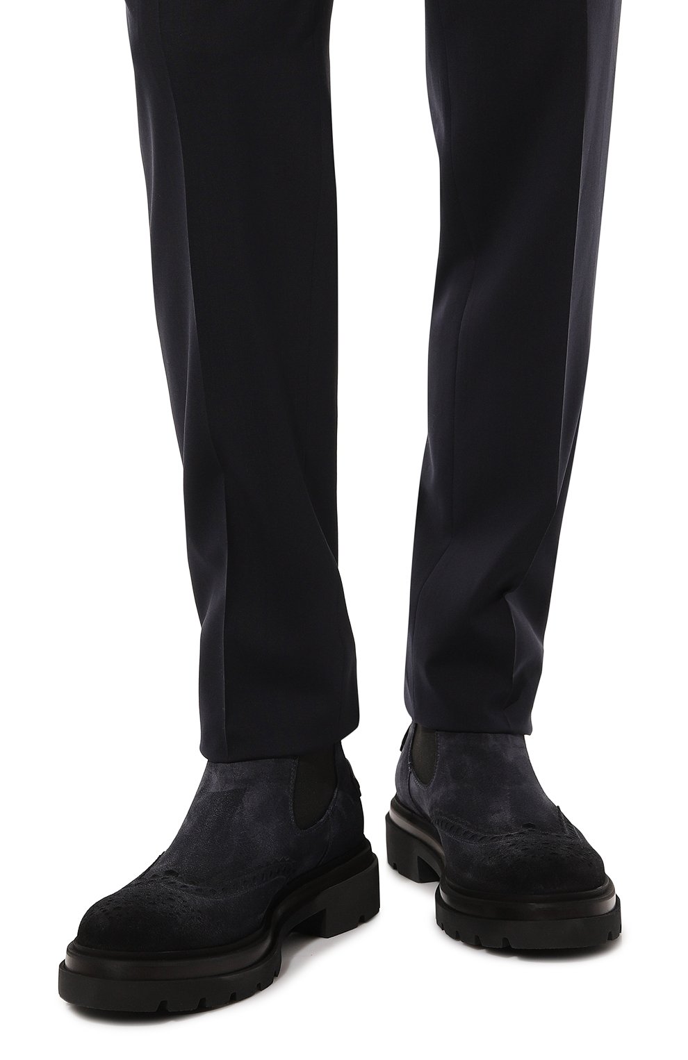 Замшевые челси milano SANTONI, арт. MGMG17701JK4EGXXG76, фото 3