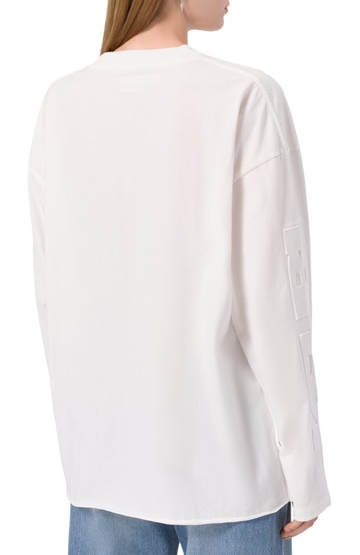 Хлопковый лонгслив Ksubi WSP25TE016 Белый  WSP25TE016 Фото 4
