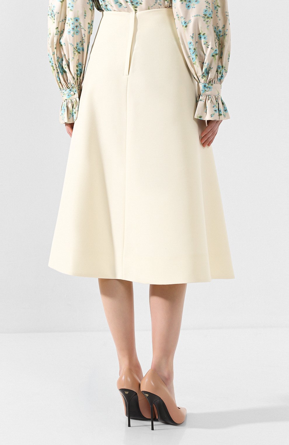 Шерстяная юбка MARC JACOBS RUNWAY белого цвета по цене 119000 руб., арт. W2190244, фото 4 Шерстяная юбка MARC JACOBS RUNWAY, арт. W2190244, фото 4