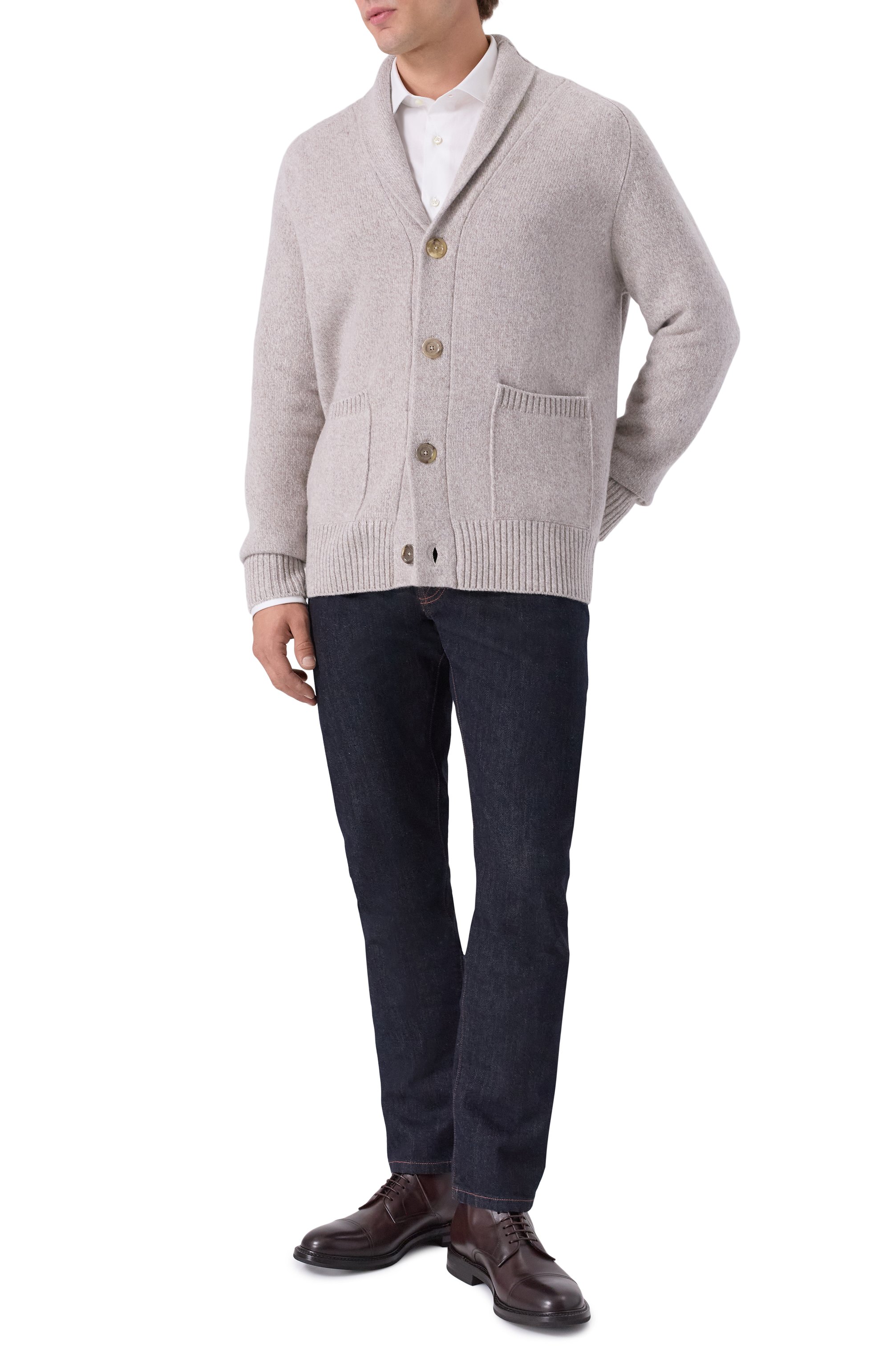 Шерстяной кардиган ANDREA CAMPAGNA, арт. M5625-6452T, фото 2