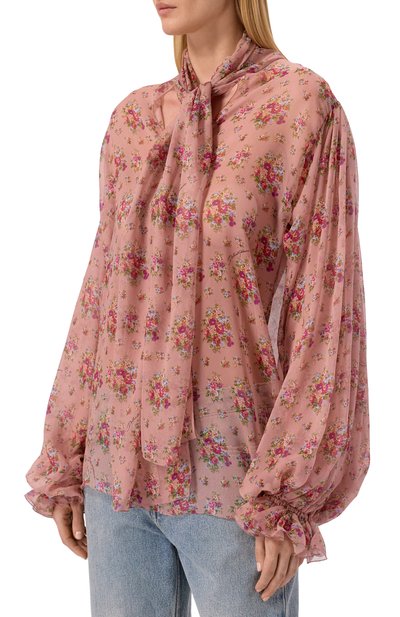 Шелковая блузка DOLCE & GABBANA, арт. F7BL0T/IS10F, фото 3